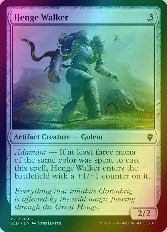 Henge Walker [221] [Throne of Eldraine] [Foil]