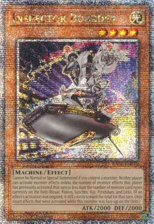 Inspector Boarder - RA01-EN010 - Quarter Century Secret Rare - 1st Edition