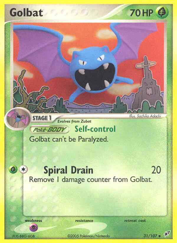 Golbat - 31/107 - Uncommon [ex8-31] [Reverse Holo]