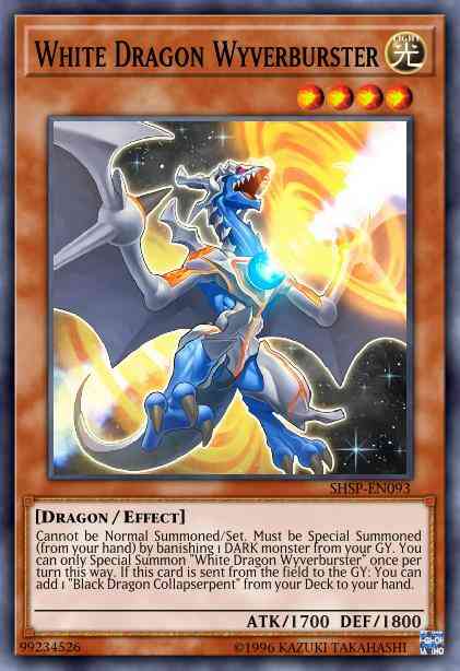 White Dragon Wyverburster - SR02-EN016 - Common - 1st Edition