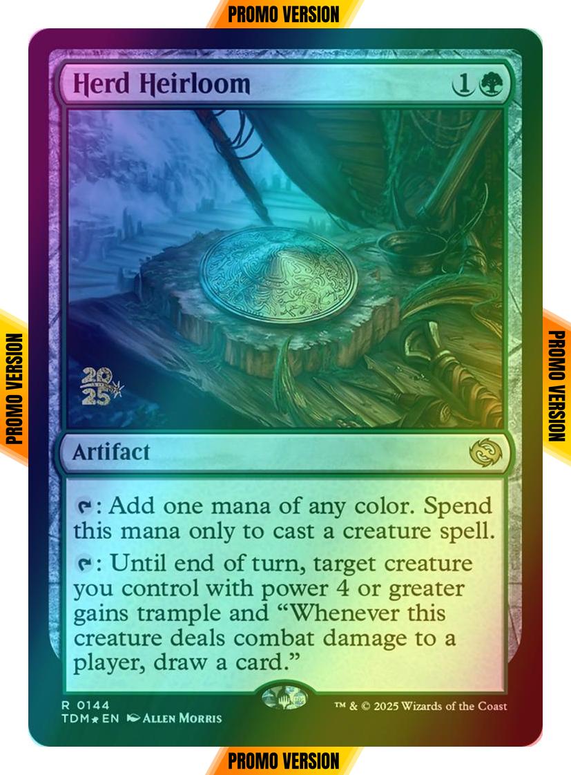 Herd Heirloom [144s] [Prerelease] [Tarkir: Dragonstorm: Promos] [Foil]