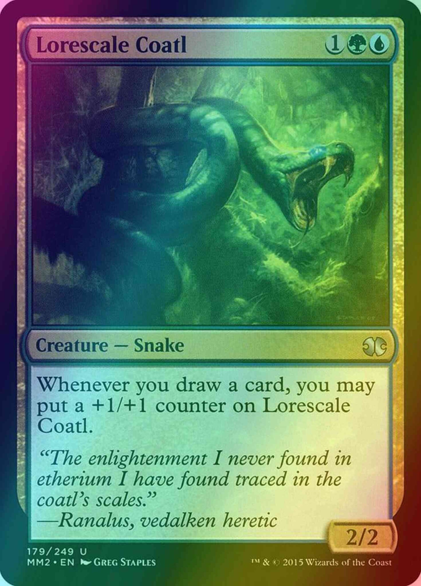 Lorescale Coatl [179] [Modern Masters 2015] [Foil]