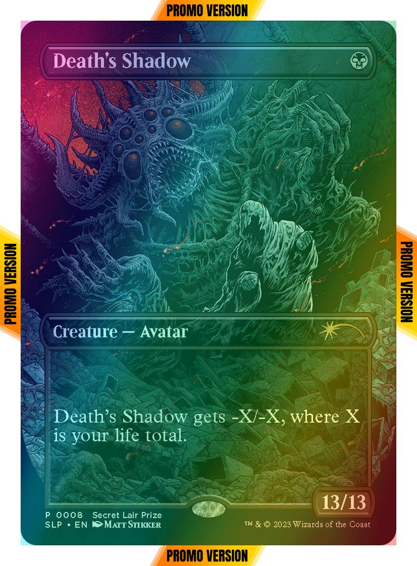 Death's Shadow [0008] [Borderless] [Secret Lair Promo] [Foil]