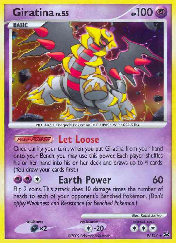 Giratina - 9/127 - Rare Holo [pl1-9] [Holo]