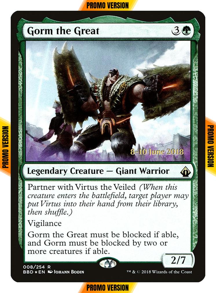 Gorm the Great [8s] [Battlebond Promos] [Foil]