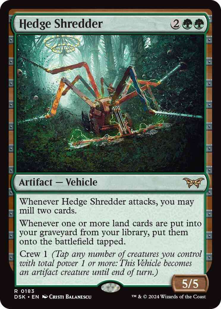 Hedge Shredder [183] [Duskmourn: House of Horror] [Foil]