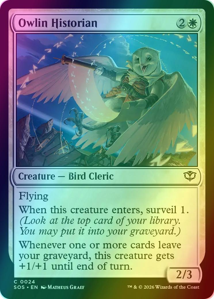 Owlin Historian [24] [Secrets of Strixhaven] [Foil]