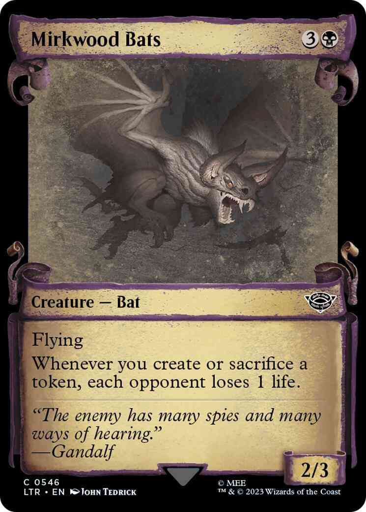 Mirkwood Bats [546] [Scrolls Showcase] [The Lord of the Rings: Tales of Middle-earth] [Non-Foil]