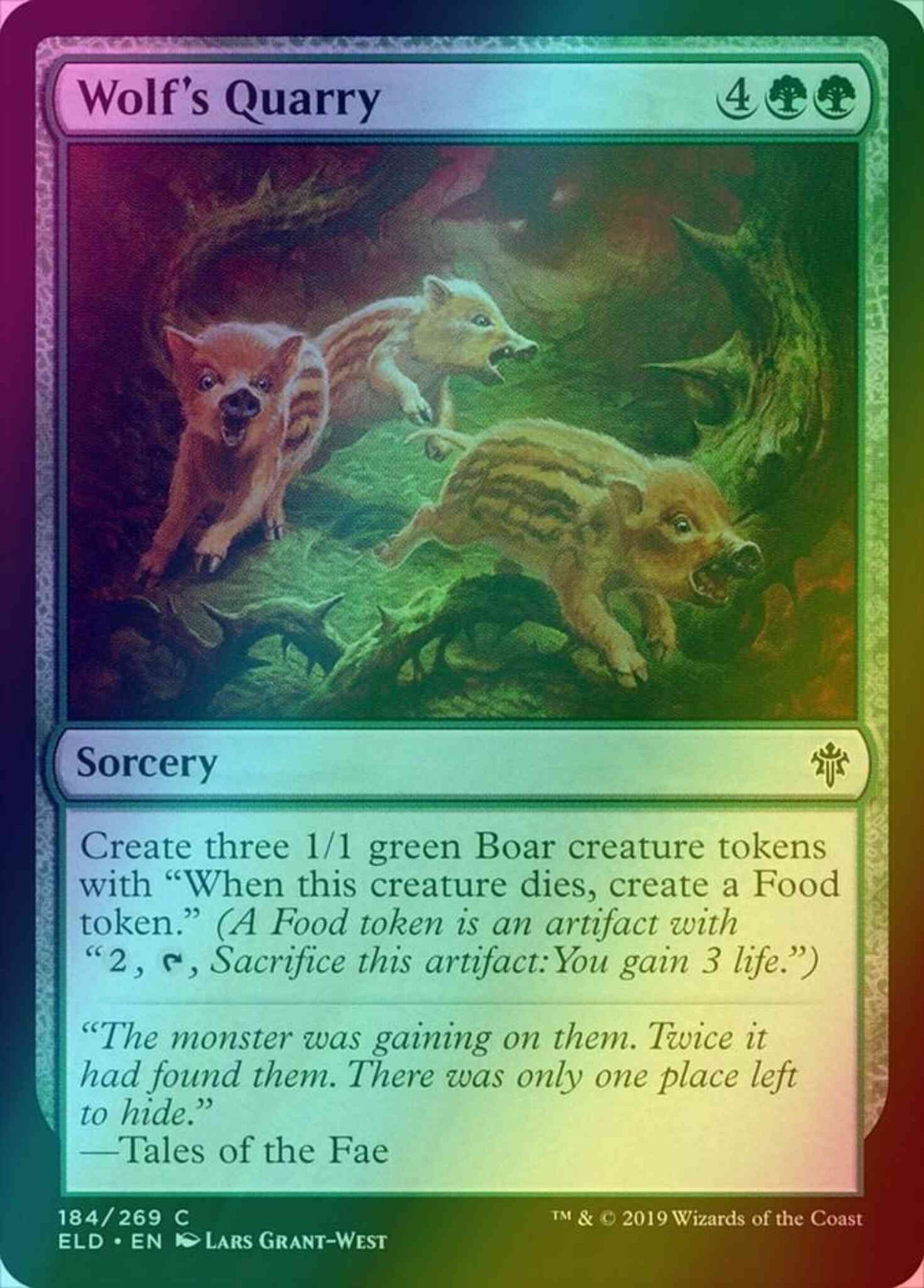 Wolf's Quarry [184] [Throne of Eldraine] [Foil]