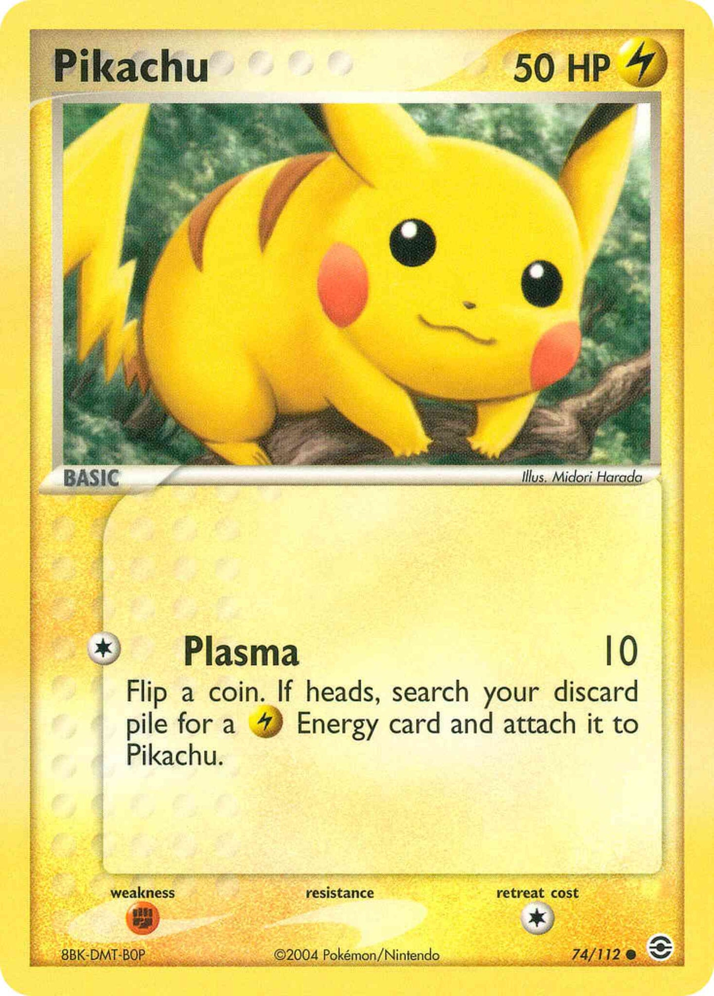 Pikachu - 74/112 - Common [ex6-74] [Non-Holo]