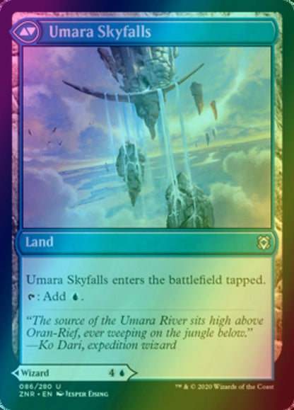 Umara Wizard // Umara Skyfalls [86] [Zendikar Rising] [Foil]