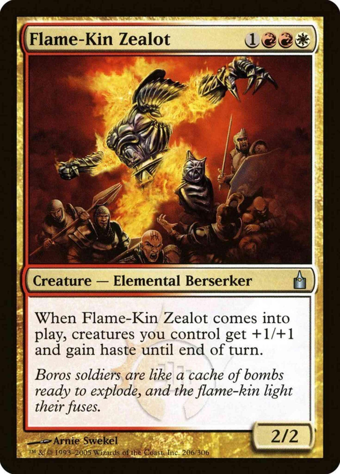 Flame-Kin Zealot [206] [Ravnica City Of Guilds] [Non-Foil]