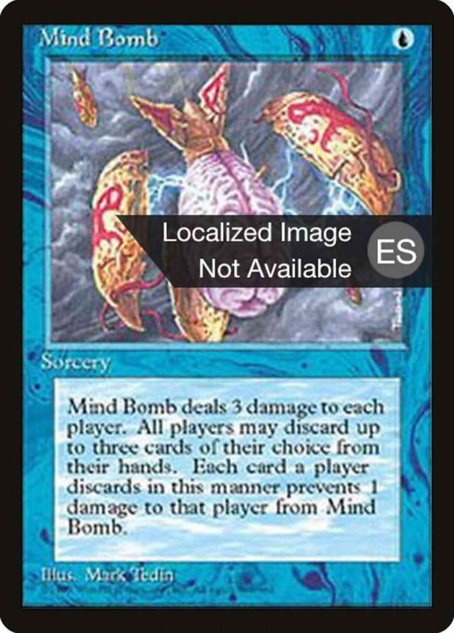 Mind Bomb - Portuguese [87] [Fourth Edition Black Border: Portuguese] [Non-Foil]