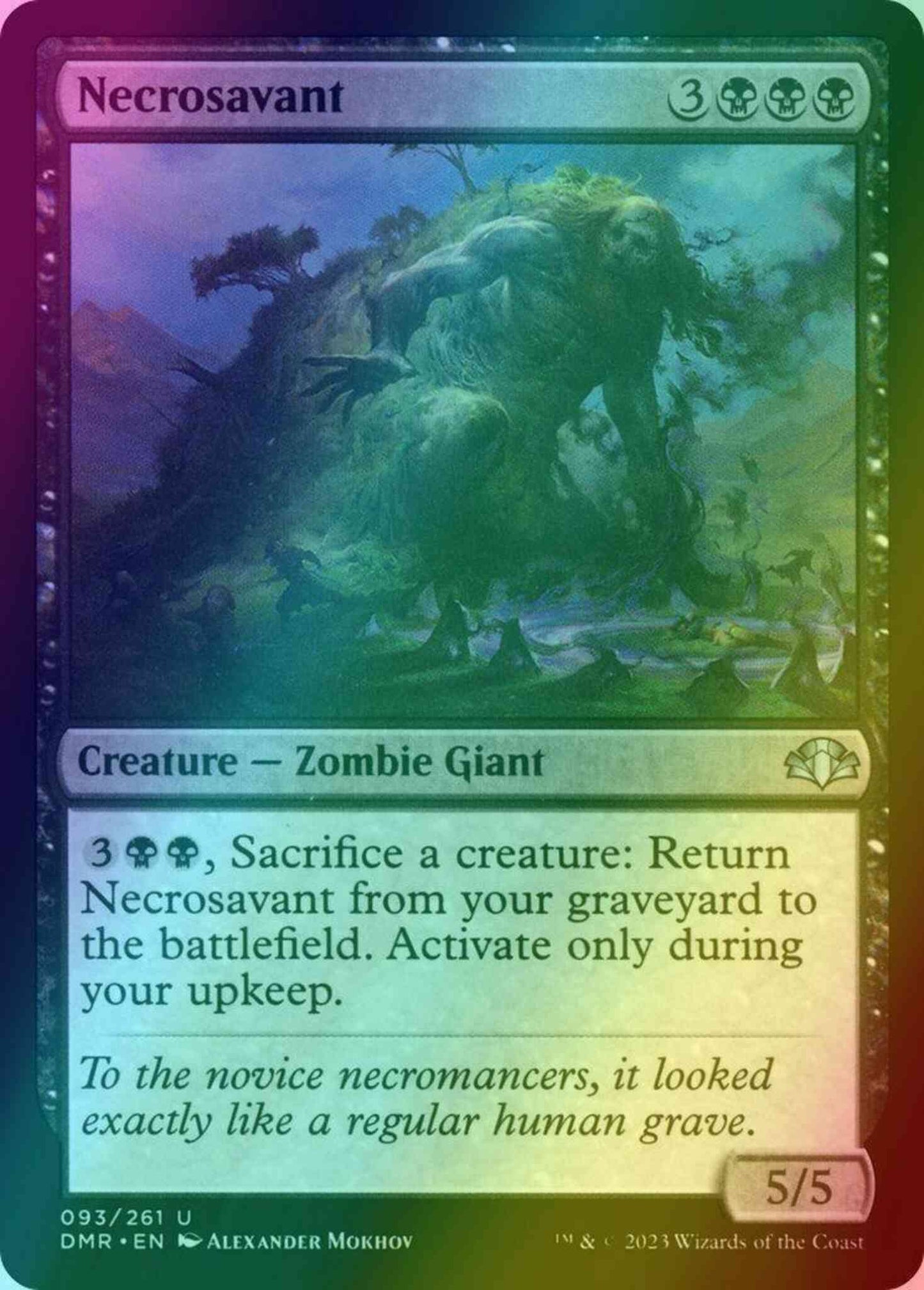 Necrosavant [93] [Dominaria Remastered] [Foil]