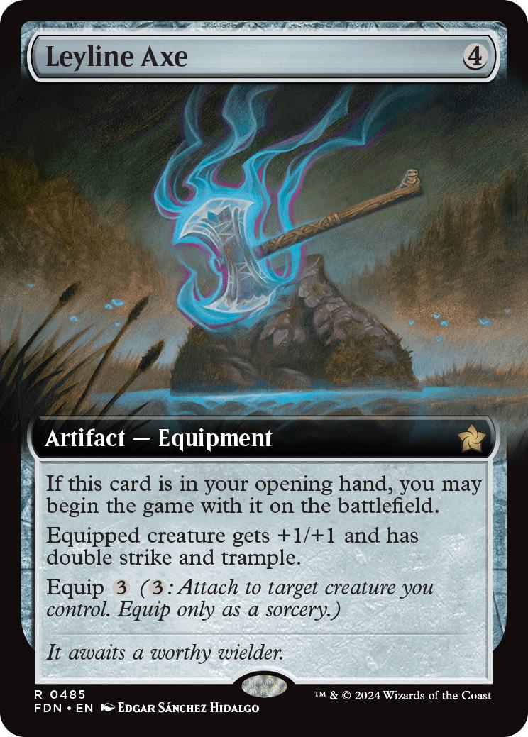 Leyline Axe [485] [Extended Art] [Foundations] [Non-Foil]