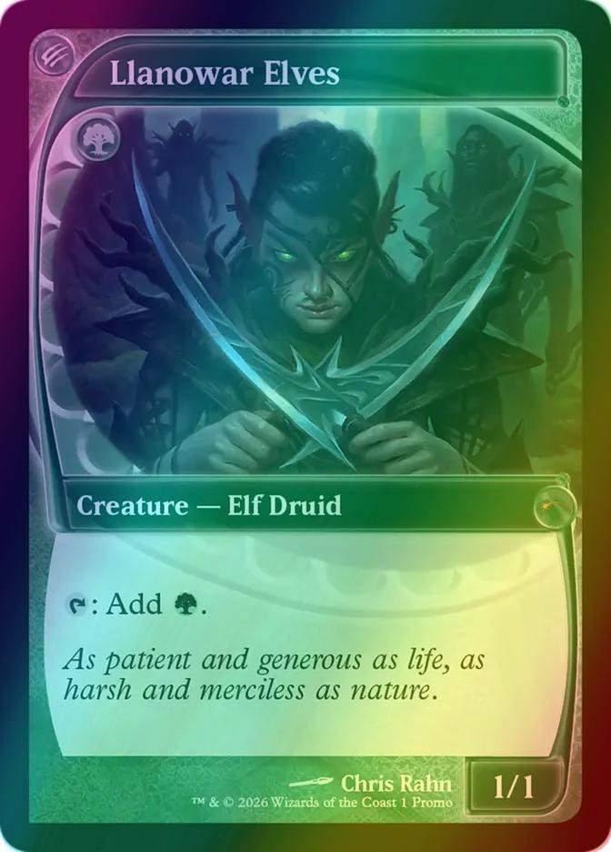 Llanowar Elves [8] [Future Frame] [PRM-0001] [MagicFest 2026] [Foil]