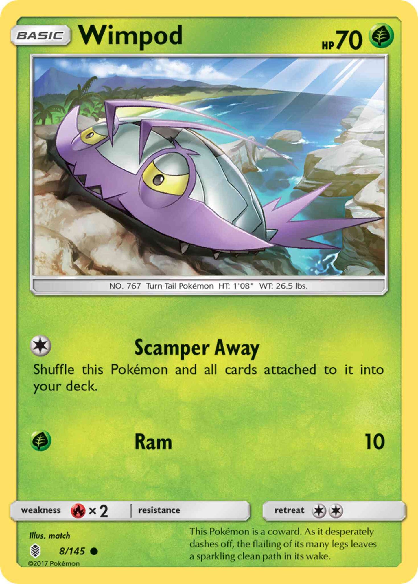 Wimpod - 8/145 - Common [sm2-8] [Non-Holo]