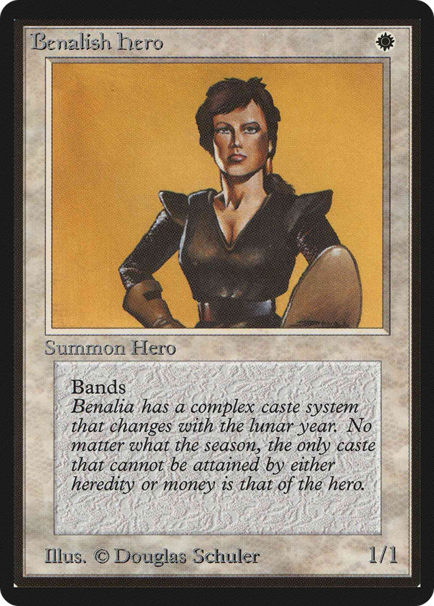 Benalish Hero [4] [Limited Edition Beta] [Non-Foil]