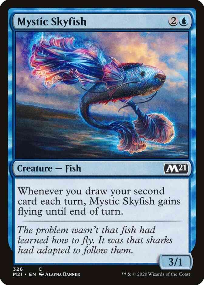 Mystic Skyfish [326] [Core Set 2021] [Non-Foil]