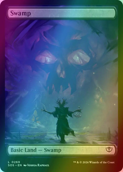 Swamp [269] [Full Art] [Spellcraft Land] [Secrets of Strixhaven
