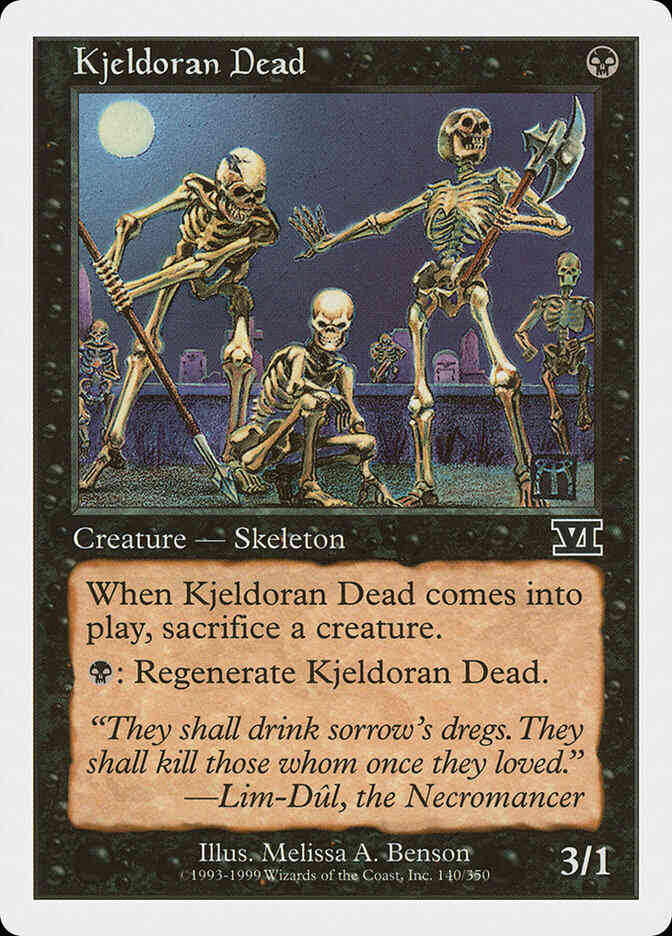 Kjeldoran Dead [140] [Classic Sixth Edition] [Non-Foil]