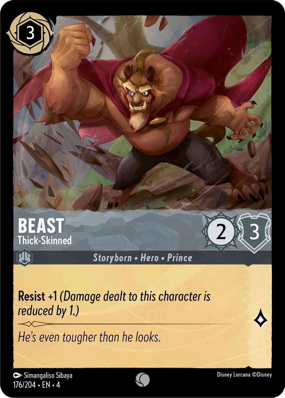 Beast - Thick-Skinned - 176/204 [Ursula's Return] [Non-Foil]