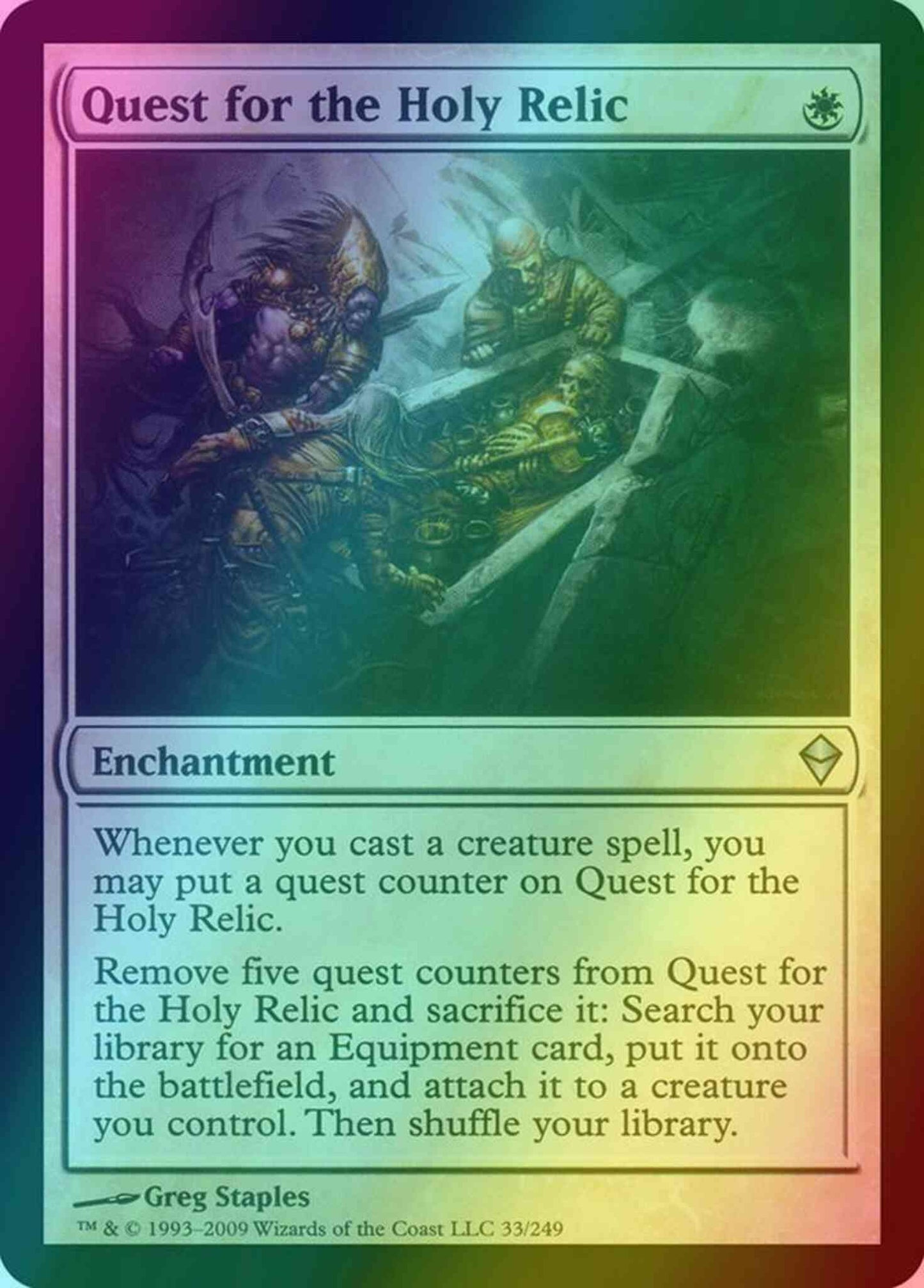 Quest for the Holy Relic [33] [Zendikar] [Foil]