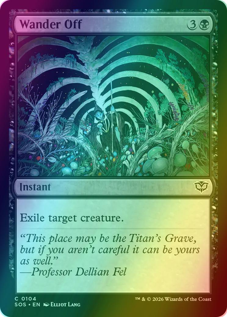 Wander Off [104] [Secrets of Strixhaven] [Foil]