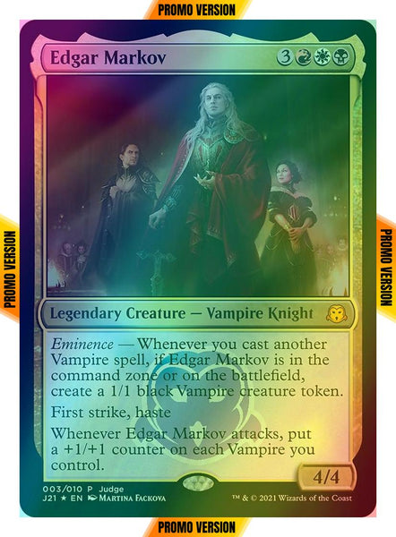 Edgar Markov [3] [Judge Gift Cards 2021] [Foil] – Face to Face Games