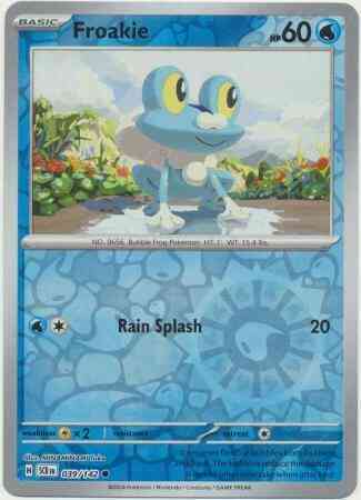 Froakie - 039/142 - Common [sv07-039] [Reverse Holo]
