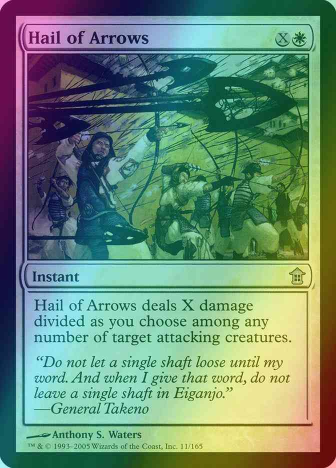 Hail of Arrows [11] [Saviors of Kamigawa] [Foil]