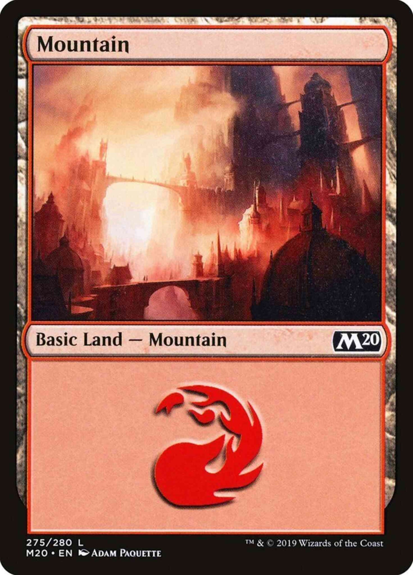 Mountain [275] [Core Set 2020] [Non-Foil]