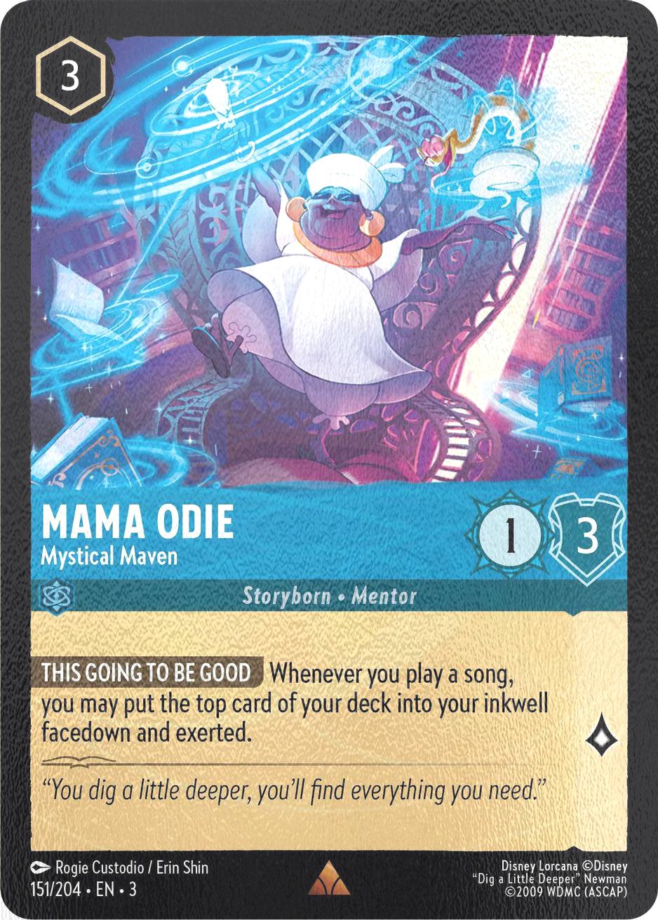 Mama Odie - Mystical Maven - 151/204 [Into the Inklands] [Cold Foil]