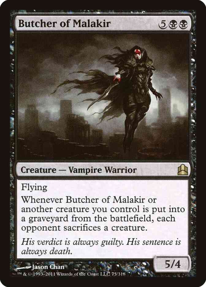Butcher of Malakir [75] [Commander 2011] [Non-Foil]