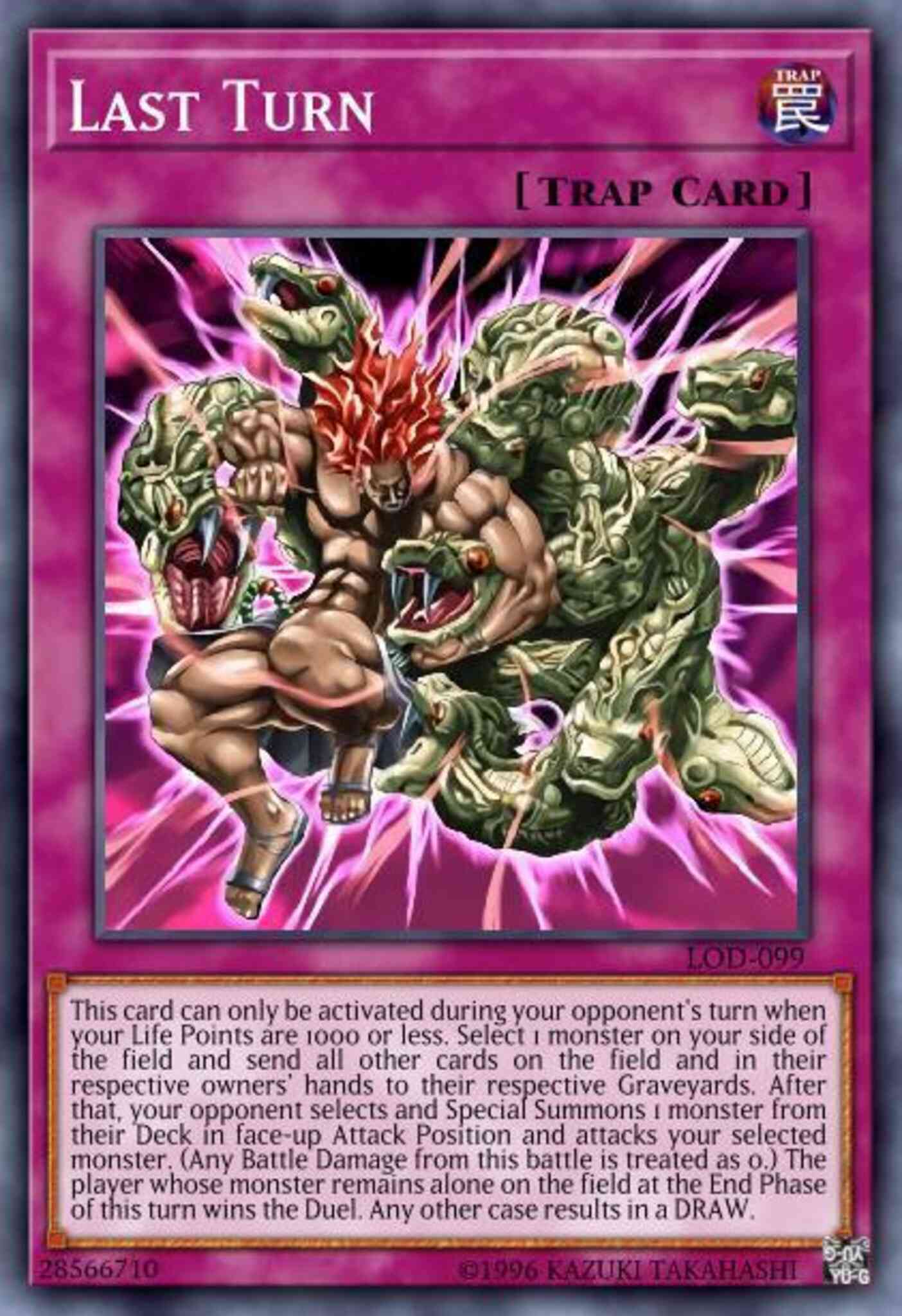 Last Turn - DB2-EN206 - Rare - Unlimited