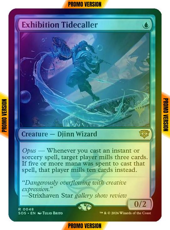Exhibition Tidecaller [48p] [Promo Pack] [Secrets of Strixhaven Promos] [Foil]