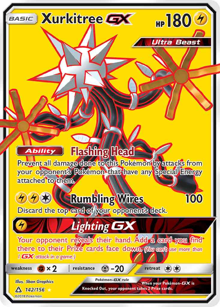 Xurkitree-GX - 142/156 - Rare Ultra [sm5-142] [Ultra]
