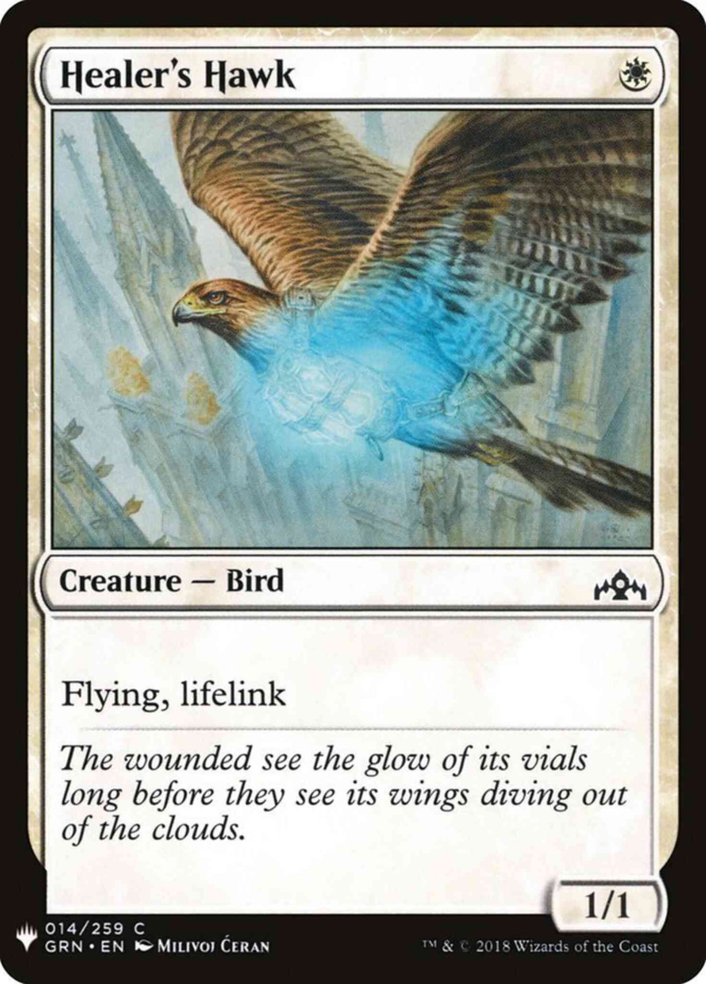 Healer's Hawk [GRN-14] [The List] [Non-Foil]