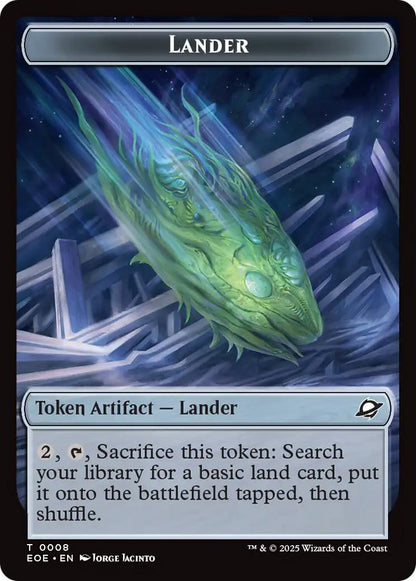Lander Token (08) // Robot Token (10) [Edge of Eternities: Tokens] [Non-Foil]