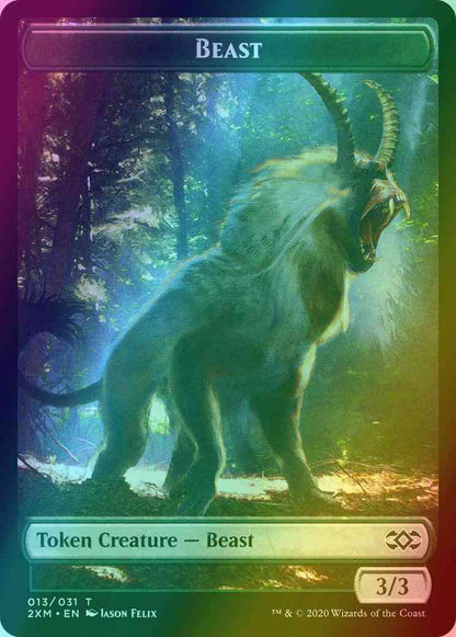 Beast Token (13) // Thopter Token (26) [Double Masters Tokens] [Foil]