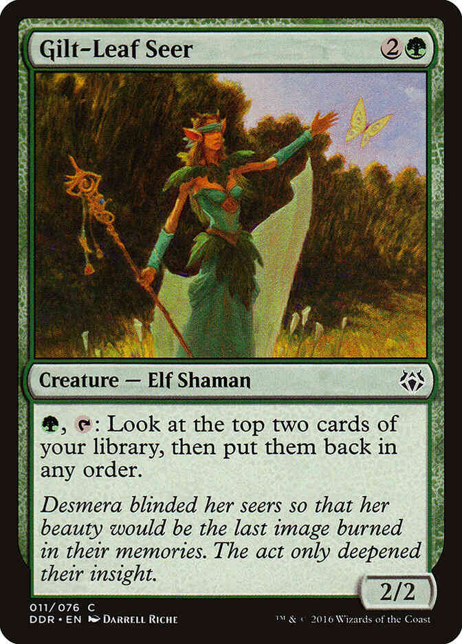 Gilt-Leaf Seer [11] [Duel Decks Nissa vs Ob Nixilis] [Non-Foil]