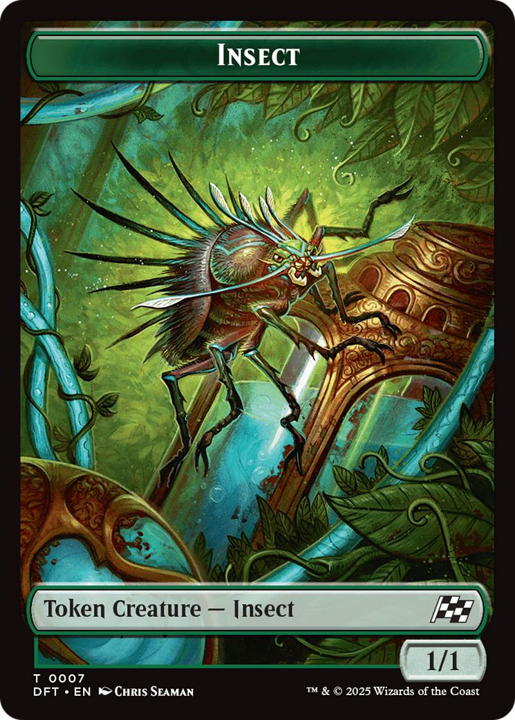 Elephant Token (06) // Insect Token (07) [Aetherdrift: Tokens] [Non-Foil]