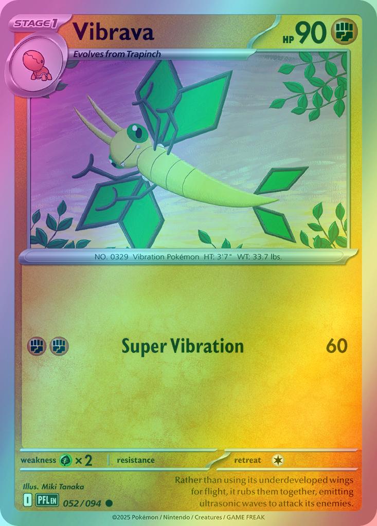 Vibrava - 052/094 - Common [me02-052] [Reverse Holo]