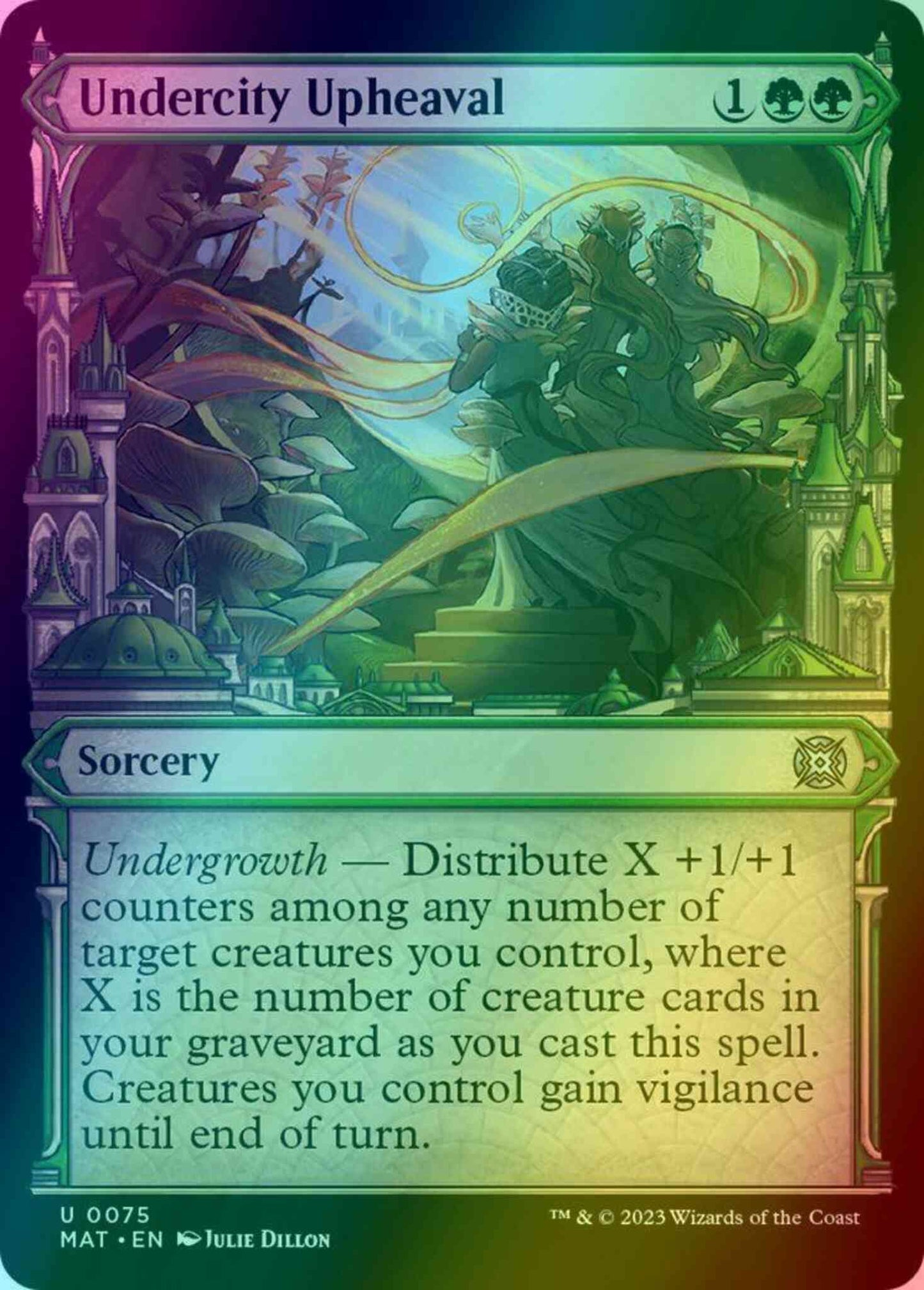 Undercity Upheaval [75] [Planar Showcase] [March of the Machine: The Aftermath] [Foil]