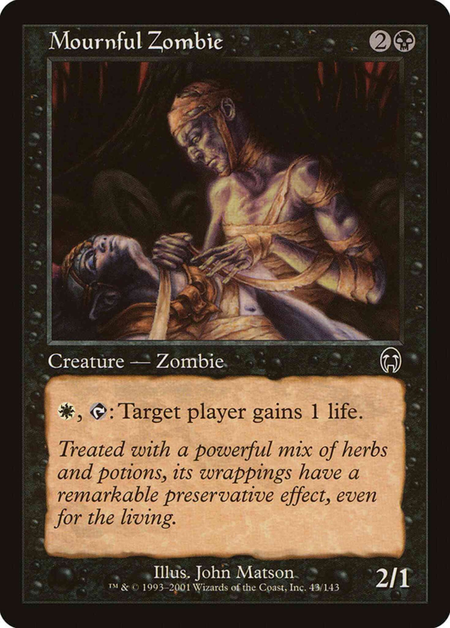 Mournful Zombie [43] [Apocalypse] [Non-Foil]