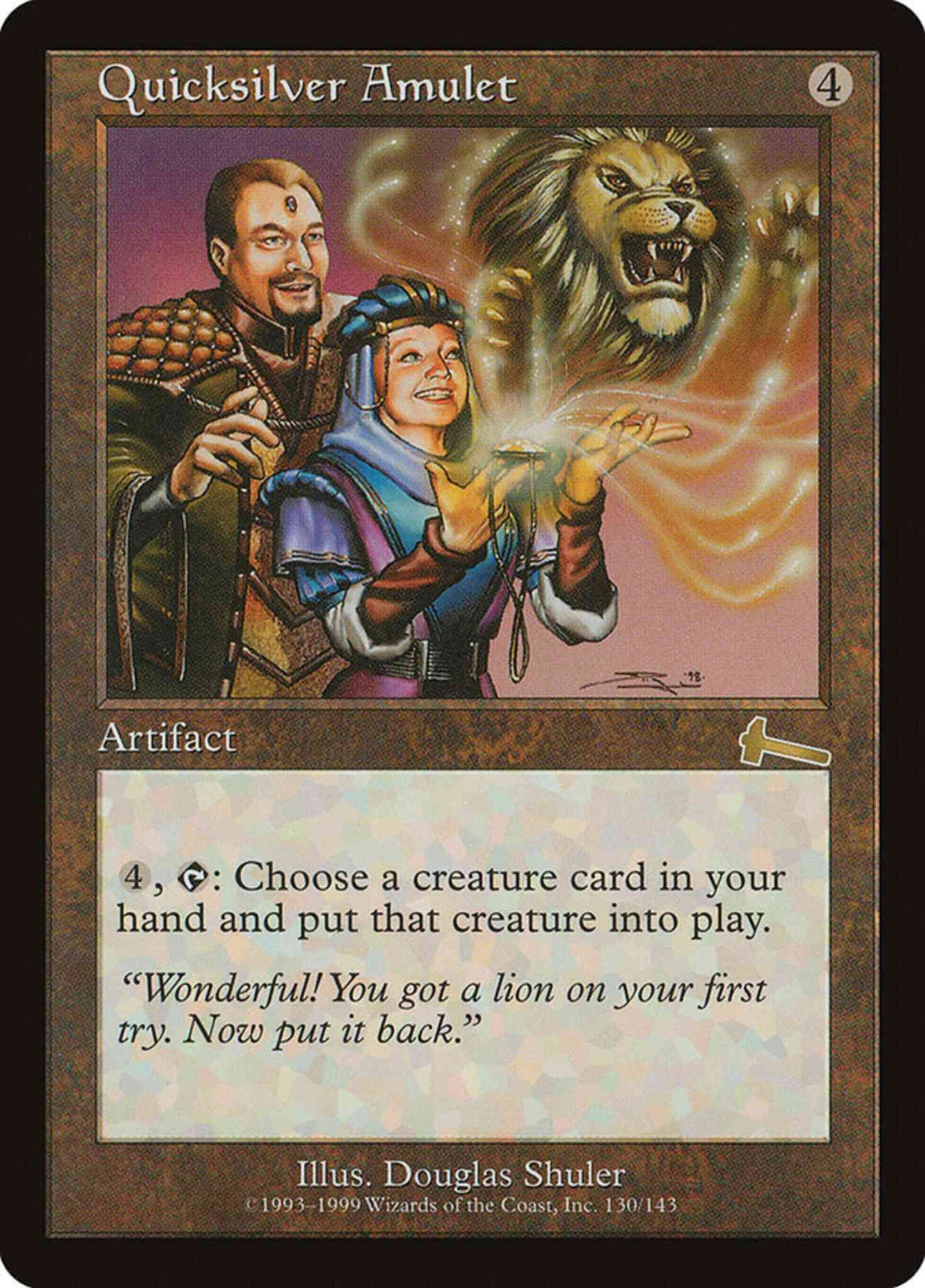 Quicksilver Amulet [130] [Urza's Legacy] [Non-Foil]