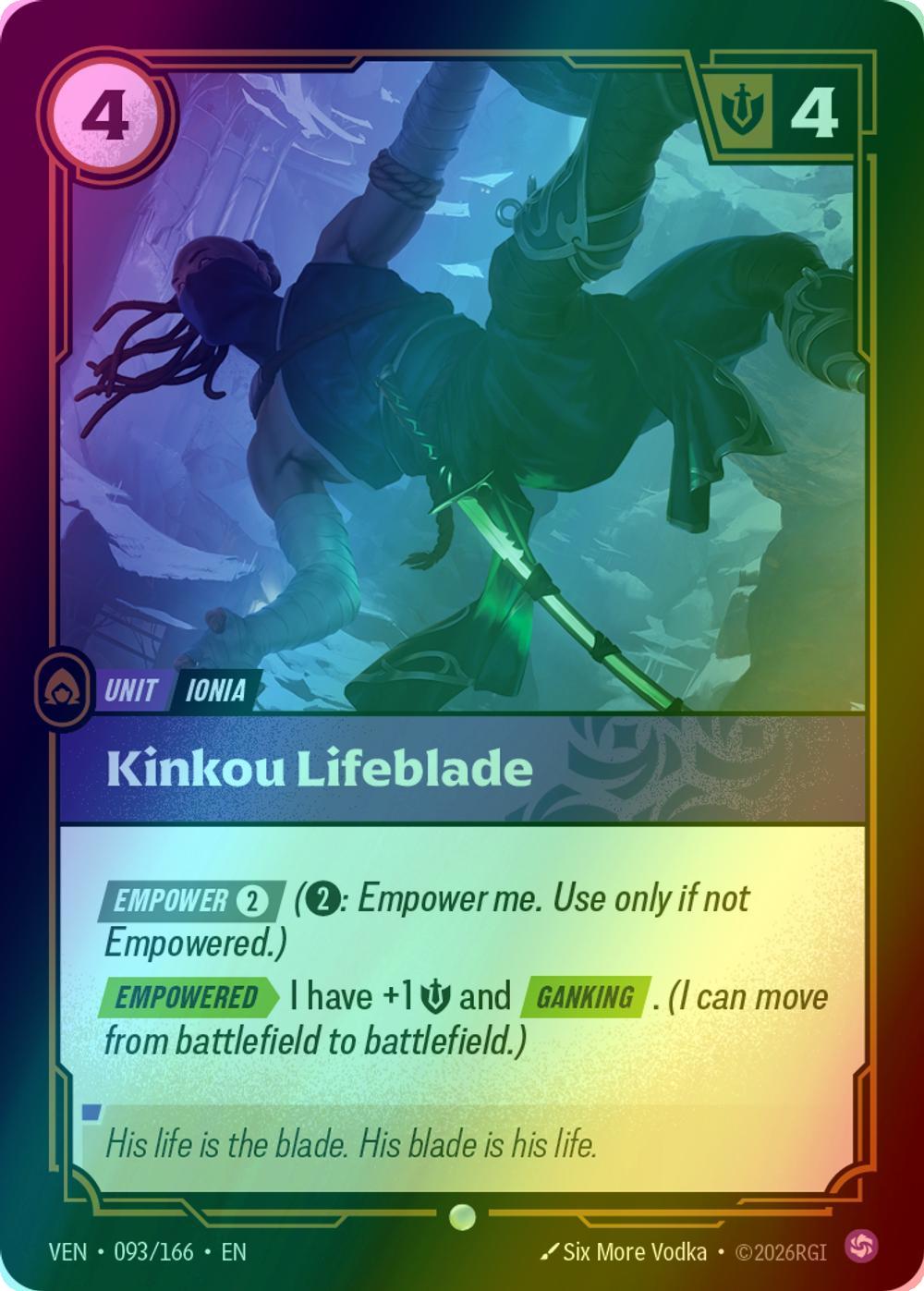 Kinkou Lifeblade - 093/166 [Vendetta] [Foil]