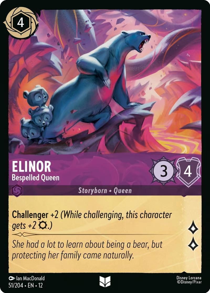 Elinor - Bespelled Queen - 51/204 [Wilds Unknown] [Non-Foil]