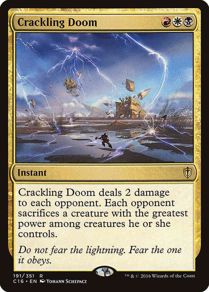 Crackling Doom [191] [Commander 2016] [Non-Foil]