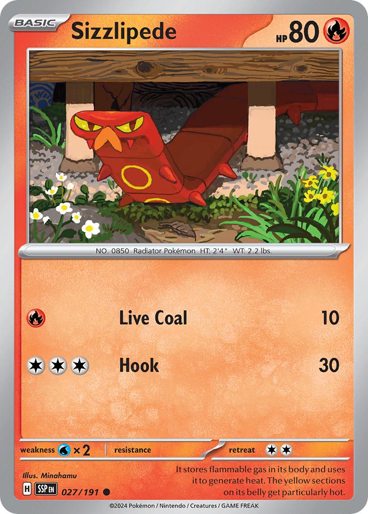 Sizzlipede - 027/191 - Common [sv08-027] [Non-Holo]